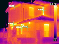 Foto 4 - dispersioni di calore verso l'esterno